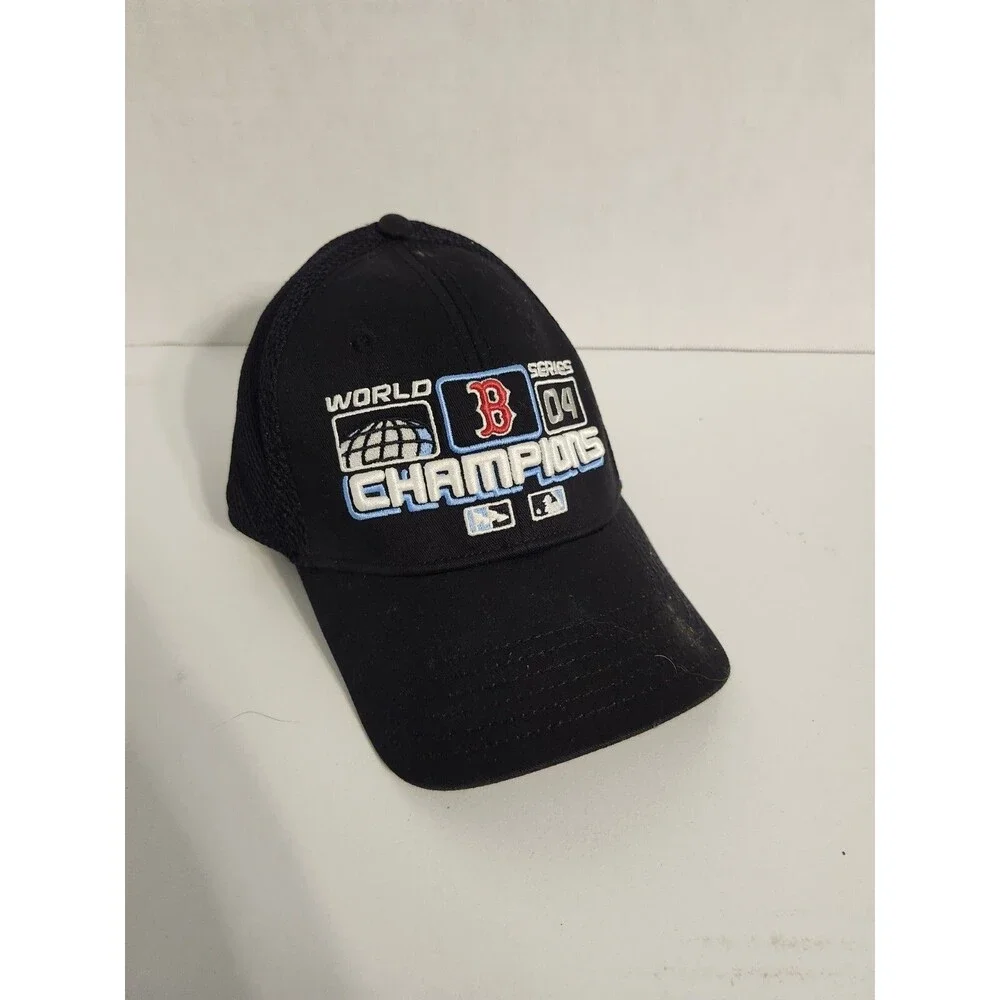 Boston Red Sox 2004 World Series Champions New Era MLB Cap Hat Fitted One Size